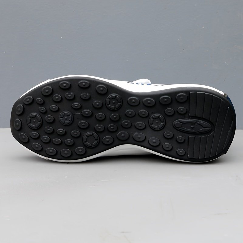 Men??s Knit Breathable Running Shoes, Comfy Non Slip Lace Up Shock Absorption Sneakers For Men??s Outdoor Activities - Image 7