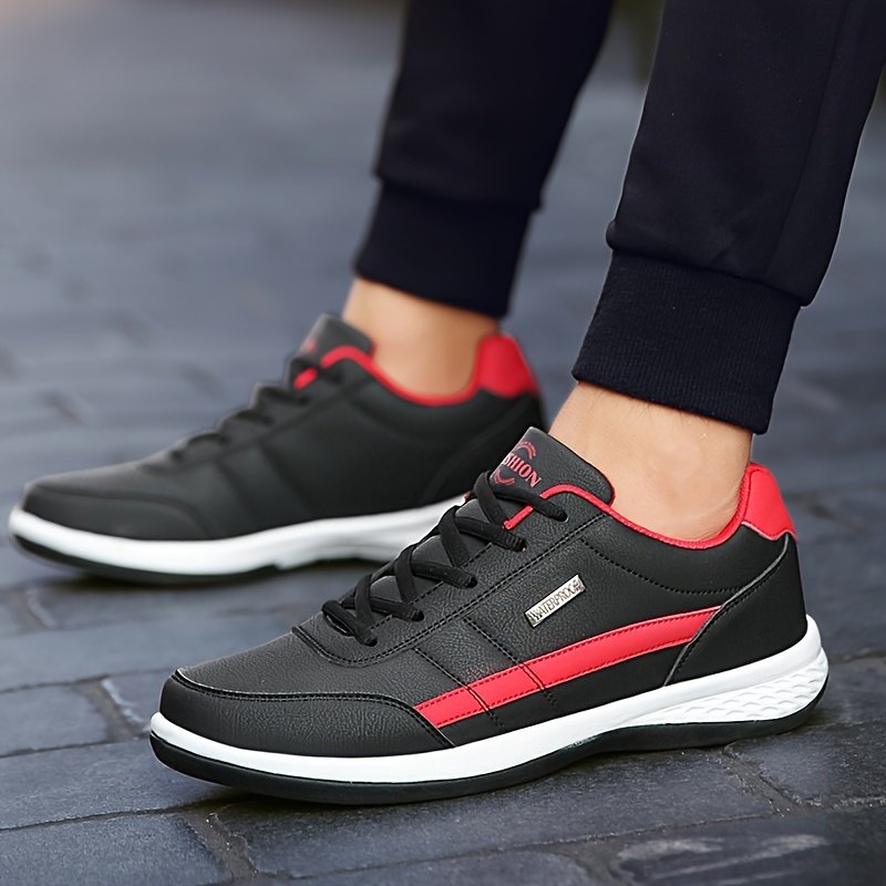 Men??s Casual Comfortable Sneakers, Lightweight Durable Anti-Slip Sneakers, Street Style Trendy Shoes For Daily Wear - Image 8