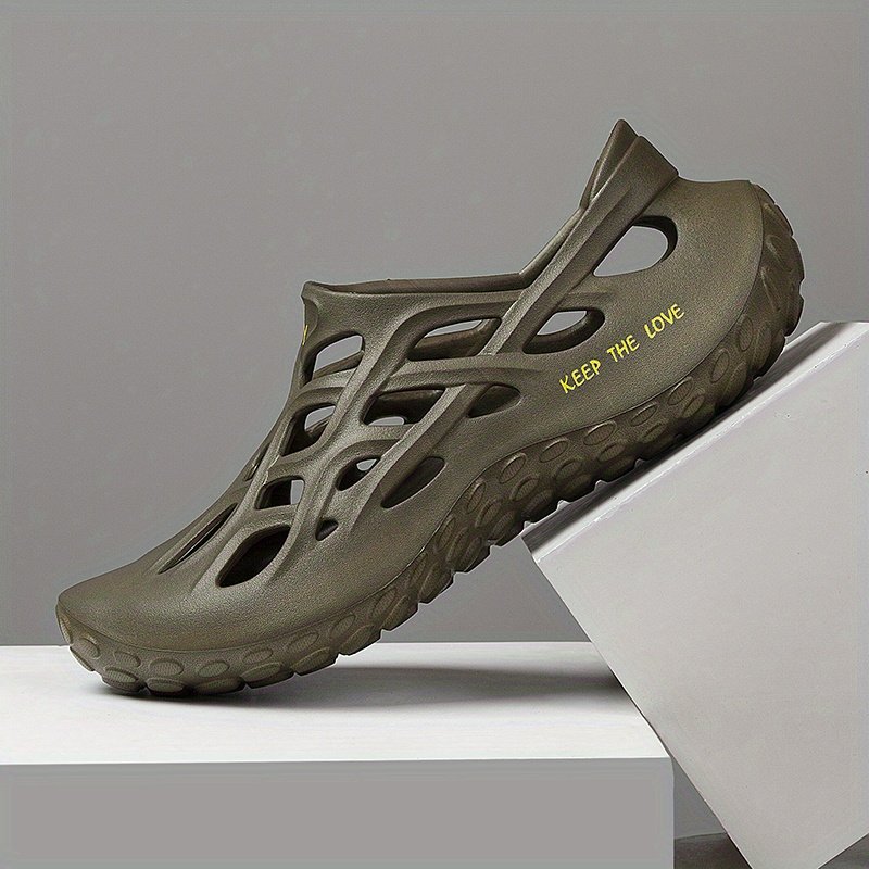 Men??s Trendy Slip On Breathable Quick Dry Clogs, Comfy Non Slip Casual EVA Beach Water Shoes For Men??s Outdoor Activities, Summer - Image 4