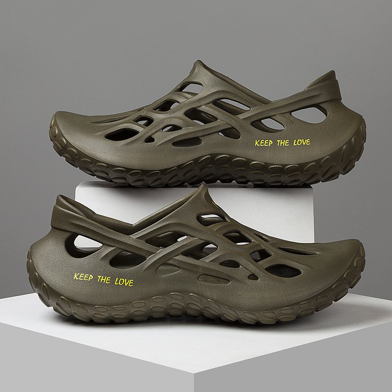 Men??s Trendy Slip On Breathable Quick Dry Clogs, Comfy Non Slip Casual EVA Beach Water Shoes For Men??s Outdoor Activities, Summer