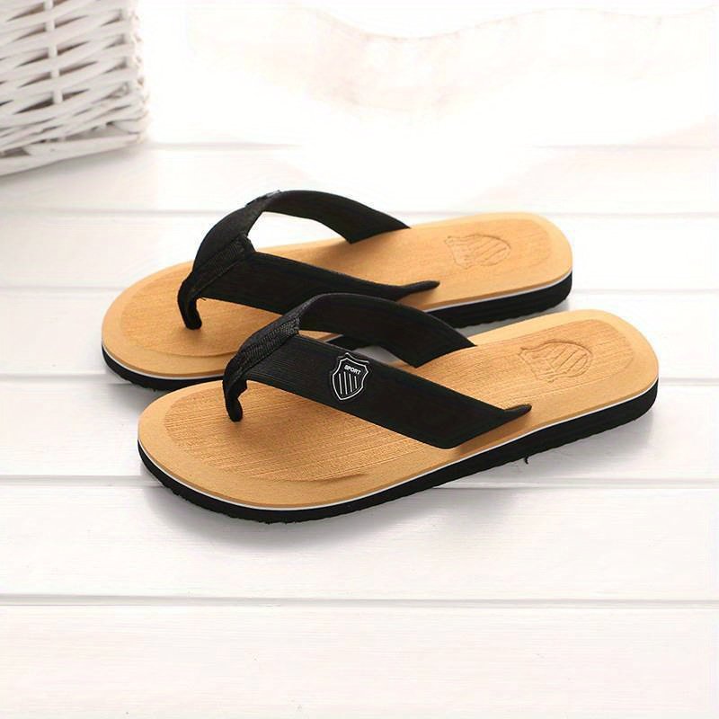 Men??s Trendy Lightweight Portable Flip Flops, Comfy Non Slip Casual EVA Thong Sandals For Men??s Outdoor Activities - Image 7