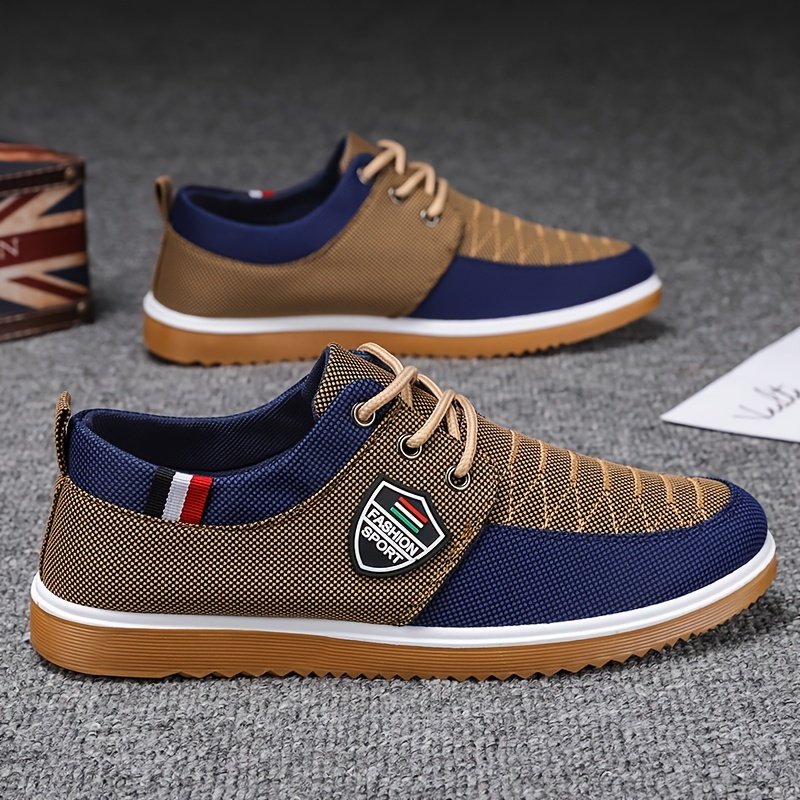 Men??s Canvas Low Top Sneaker Lace-up Classic Casual Walking Shoes - Image 8