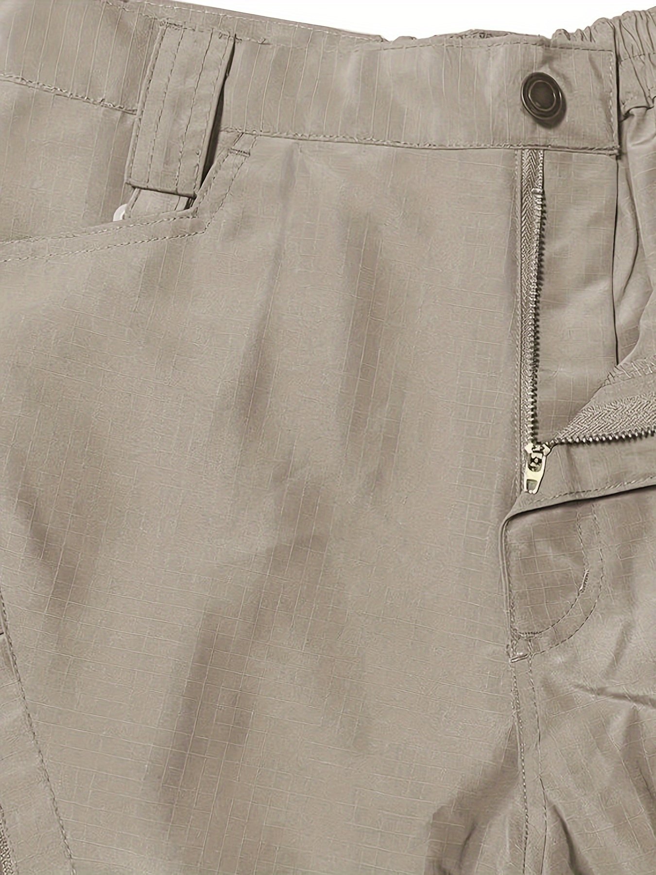 Multi Pocket Men??s Tactical Pants, Loose Casual Outdoor Military Pants Without Belt, Mens Cargo Pants For Hiking - Image 8