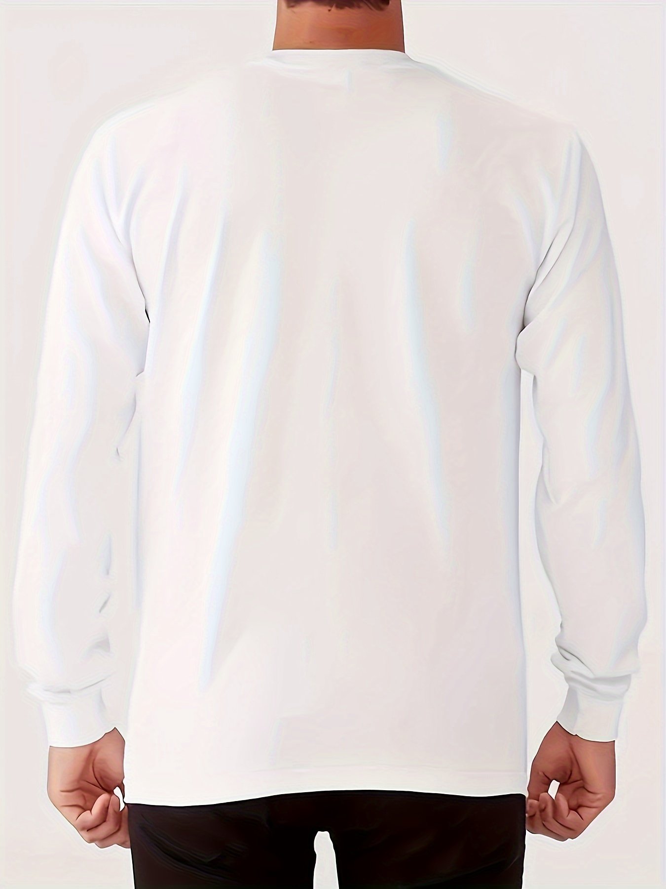 PARIS Print, Men??s Graphic Design Crew Neck Long Sleeve Active T-shirt Tee, Casual Comfy Shirts For Spring Summer Autumn, Men??s Clothing Tops - Image 6