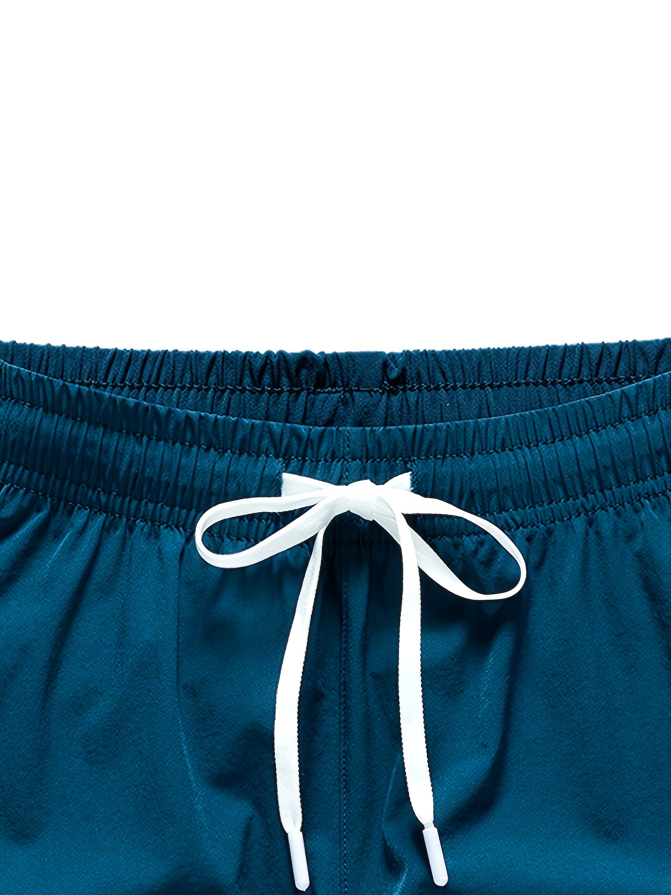 3 Pcs Men??s Loose Solid Shorts With Pockets, Casual Elastic Waist High Stretch Drawstring Shorts For Summer - Image 8