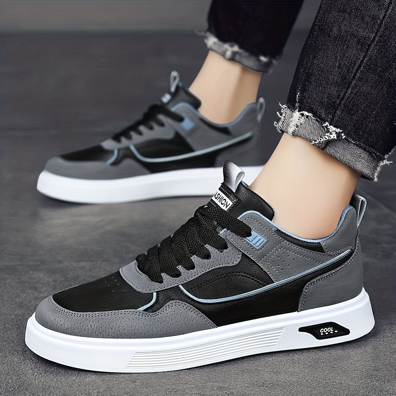 Men??s Lace-up Sneakers, Skate Shoes With Good Grip, Breathable Walking Shoes - Image 8