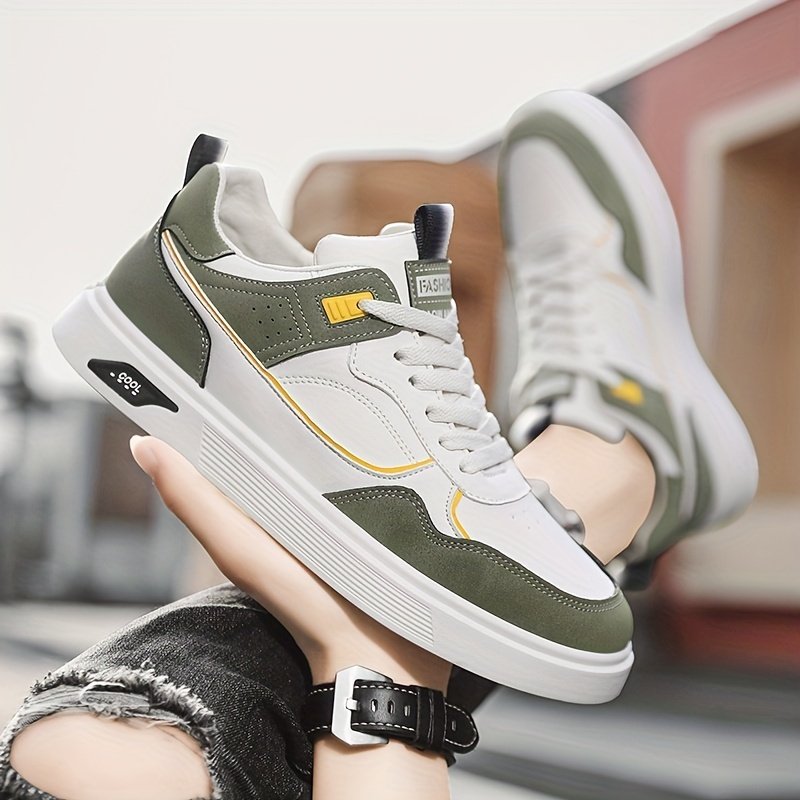 Men??s Lace-up Sneakers, Skate Shoes With Good Grip, Breathable Walking Shoes - Image 11