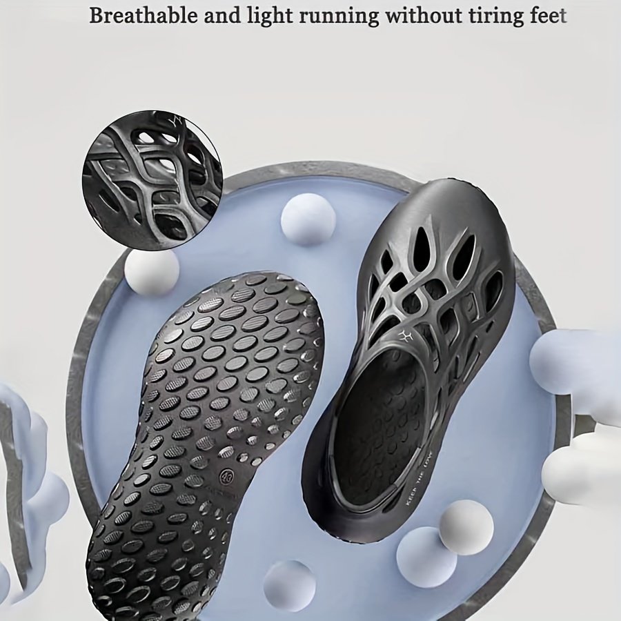Men??s Trendy Slip On Breathable Quick Dry Clogs, Comfy Non Slip Casual EVA Beach Water Shoes For Men??s Outdoor Activities, Summer - Image 6