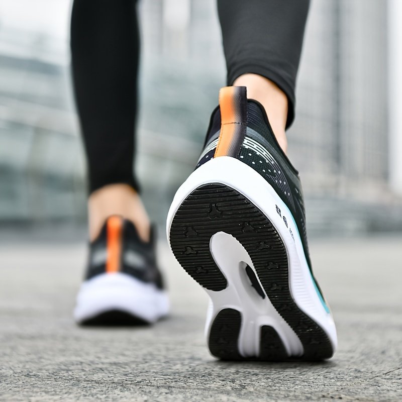 Men??s Trendy Woven Knit Breathable Running Shoes, Comfy Non Slip Durable Soft Sole Sneakers For Men??s Outdoor Activities - Image 13