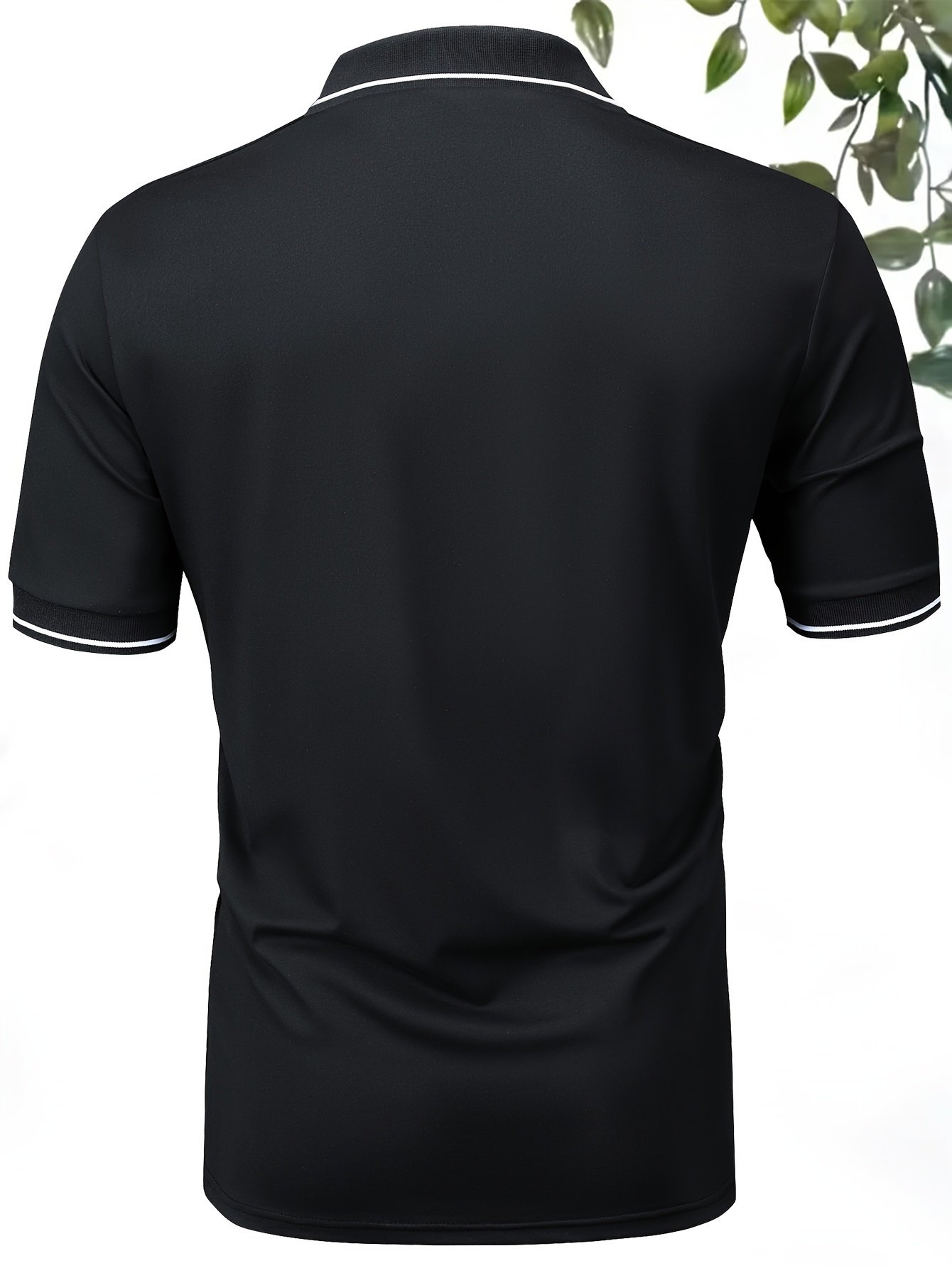 3Pcs Breathable Regular Fit Golf Shirt, Men??s Casual V-Neck T-Shirt Short Sleeve For Summer, Men??s Clothing - Image 9