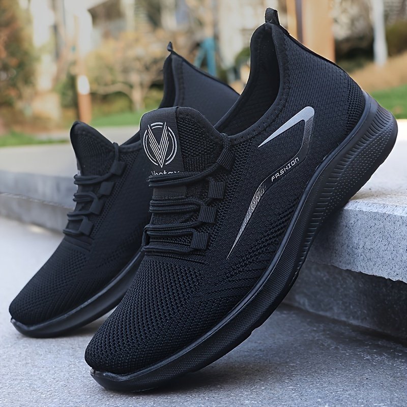Men??s Slip-on Sneakers With Shoelaces ?C Odor-resistant Athletic Shoes ?C Lightweight And Breathable - Image 11