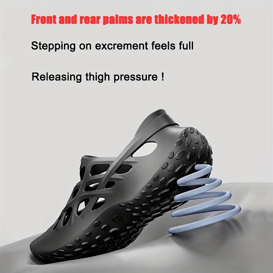 Men??s Trendy Slip On Breathable Quick Dry Clogs, Comfy Non Slip Casual EVA Beach Water Shoes For Men??s Outdoor Activities, Summer - Image 9
