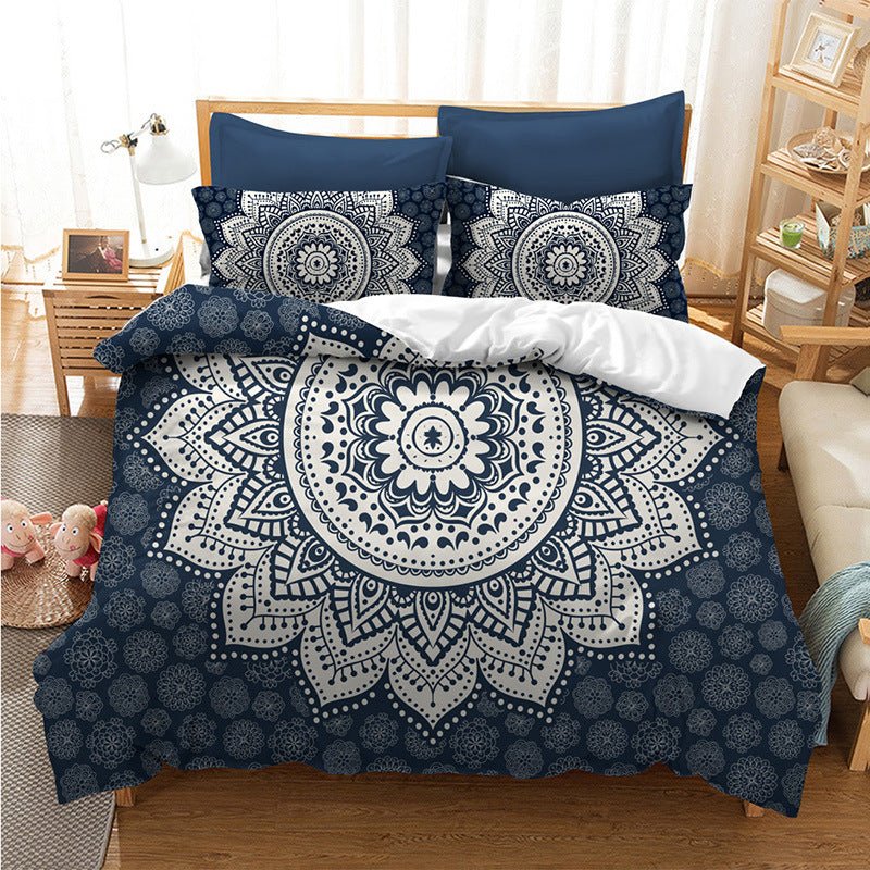 2/3-Piece Multi-Color Bohemian Mandala Duvet Cover Set - Image 26