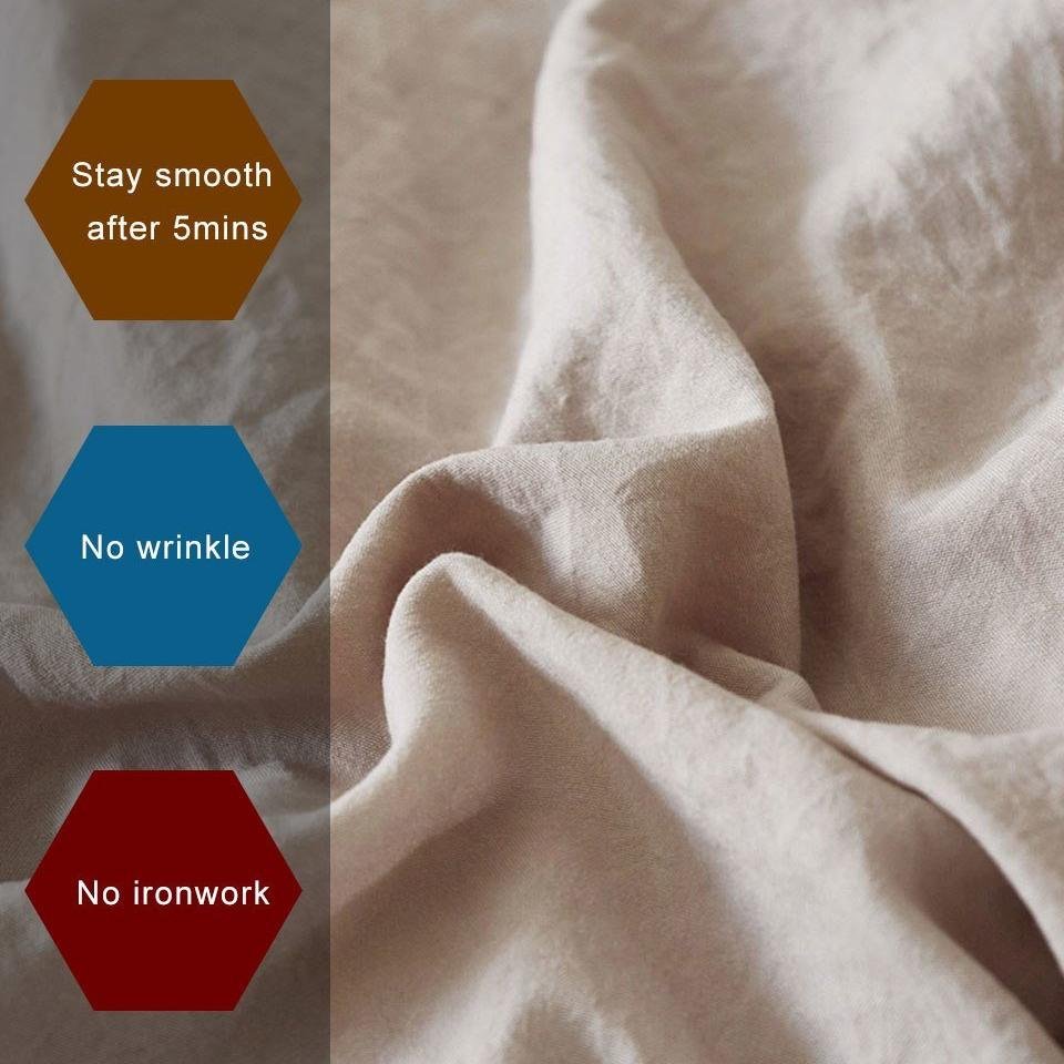 2/3-Piece Boho Ribbon Duvet Cover Set w/ Bows - Image 17