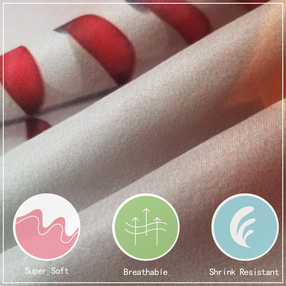 2/3-Piece Flaming Baseball Duvet Cover Bedding Set - Image 3